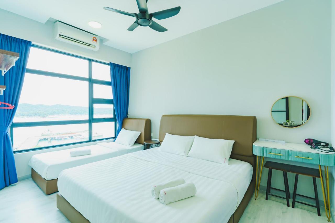 Full Seaview 2R1B Condo For 6Pax In Kota Kinabalu Zewnętrze zdjęcie